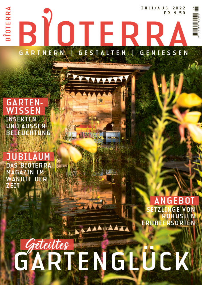 Titelseite Magazin «Bioterra» Juli/August 2022