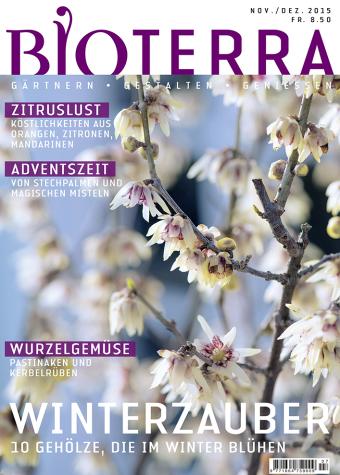 Cover Zeitschrift «Bioterra» November/Dezember 2015